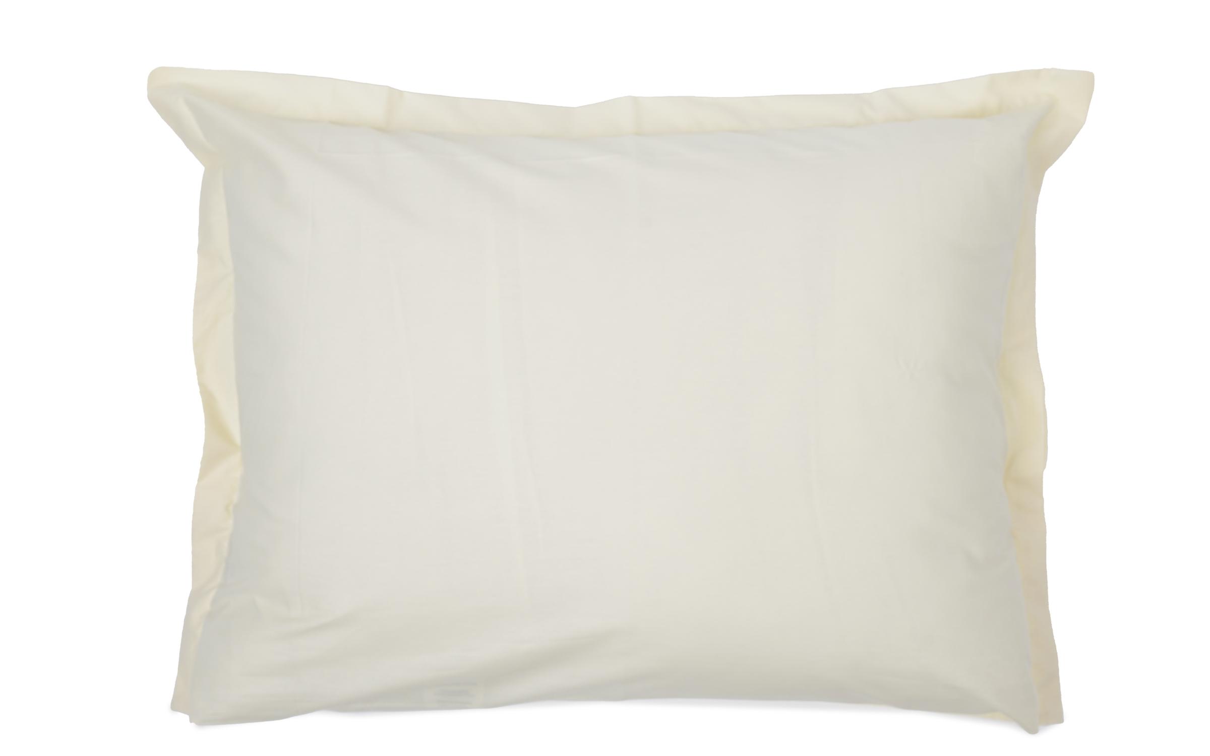 Pillowcase with edging 50/70 cm Ranforce, light beige, Ranforce  1